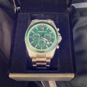 Green Emporio Armani 38mm watch
